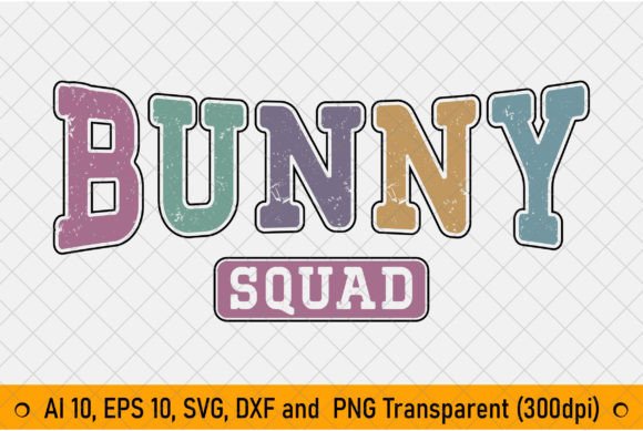 Easter Bunny Squad Retro Sublimation PNG Review