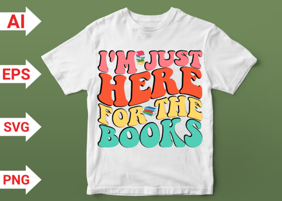 Love Reading Just Here for the Books Embroidery Review
