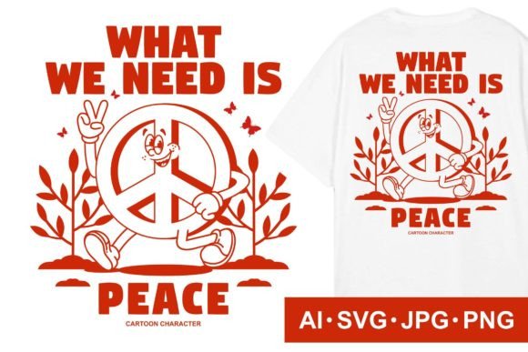 Review: Cartoon Character of Peace for Embroidery Projects