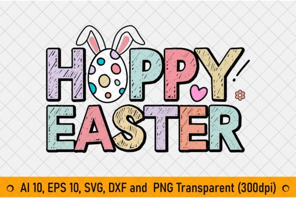 Review: Happy Easter PNG Retro Hoppy Sublimation