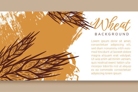 Wheat Background Horizontal Embroidery Review
